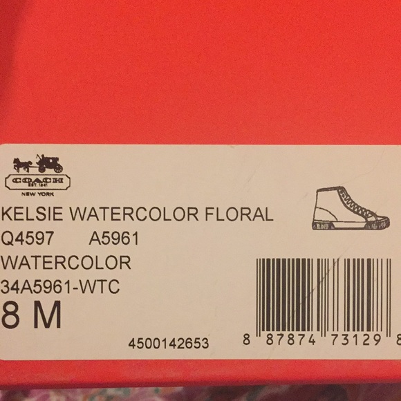 Cute spring time coach sneakers - Picture 3 of 4